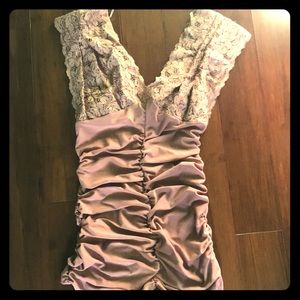 Crochet V-neck blouse